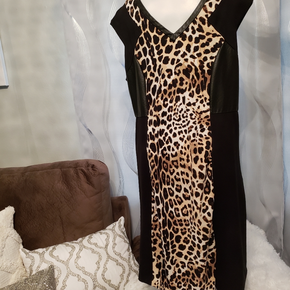 Woman Dresses Plus size  animal print